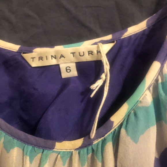 Trina Turk Blue Maxi Dress - Picture 4 of 4